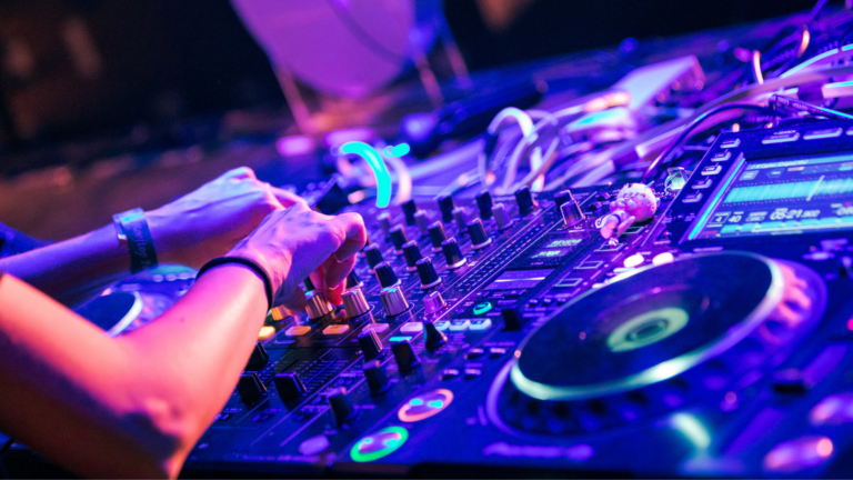 DJ audio board representative of claimant in personal injury case