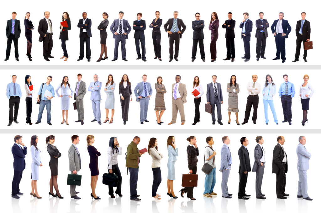Business professionals representative of class action claimants